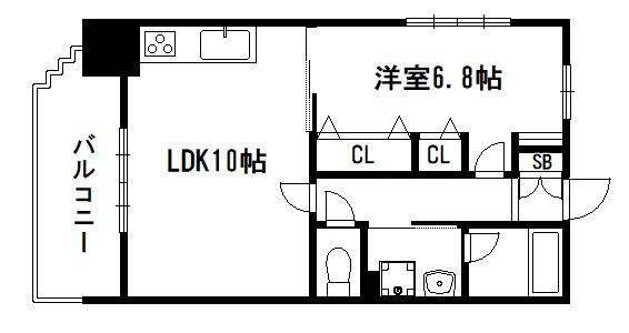 セントポーリア西大路七条 間取り