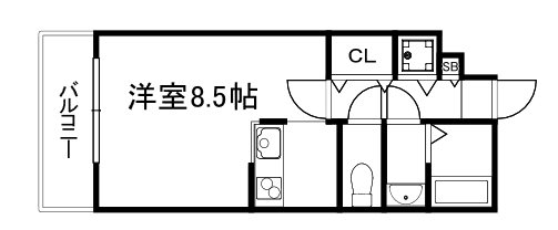 ホワイトハイムKAGAMIISHI 間取り