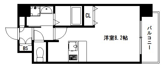 プレサンス京都駅前千都 間取り