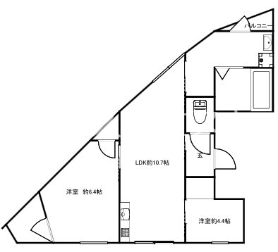 京都グランデ二条駅南 間取り
