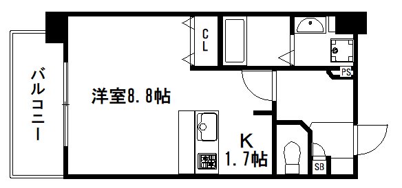 プレサンス京都三条大橋雅殿 間取り