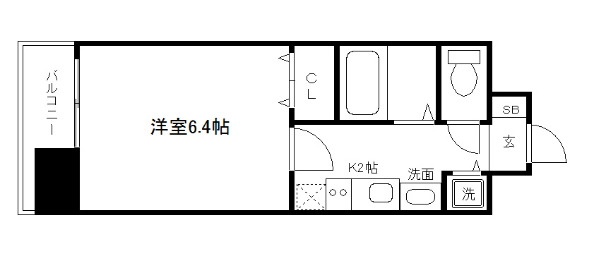 スワンズ京都五条大宮 間取り