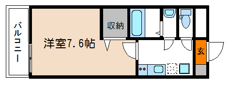 フラッティ西大路花屋町 間取り