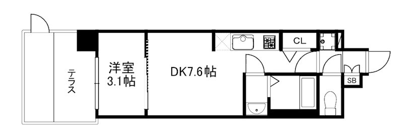 プレサンス京都東寺 間取り
