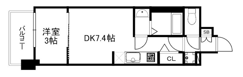 プレサンス京都東寺 間取り