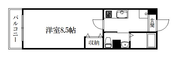 フラッティK＆S 間取り