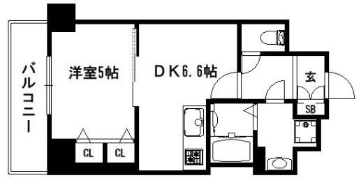 ベラジオ京都西院ウェストシティⅢ 間取り