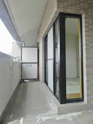 ビラ妙松館 ベランダ