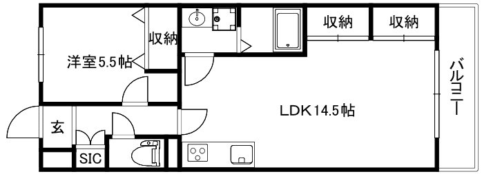 ルミエール沼田 間取り