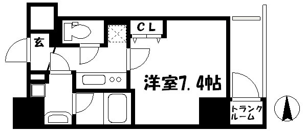 クリスタルグランツ京都御所西 間取り