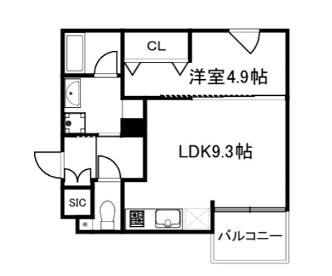 R.北車屋町 間取り