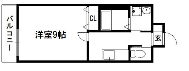 クレール・イトーケン 間取り