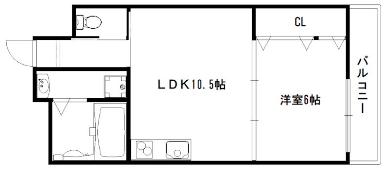エクセレント鳥羽 間取り