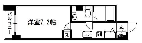コスモフォーラム四条 間取り