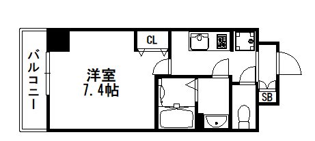 ソルテラス四条堀川 間取り