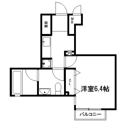 アーバンフラッツ四条西洞院 間取り