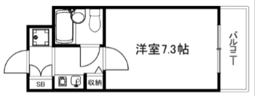 デトムワン西陣Ⅲ 間取り