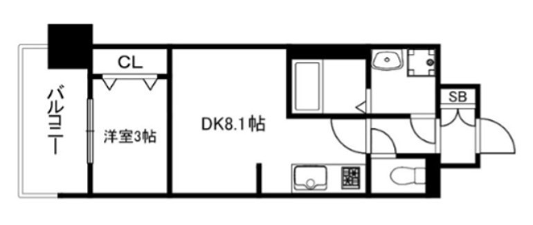 プレサンスTHE　KYOTO　新町通 間取り