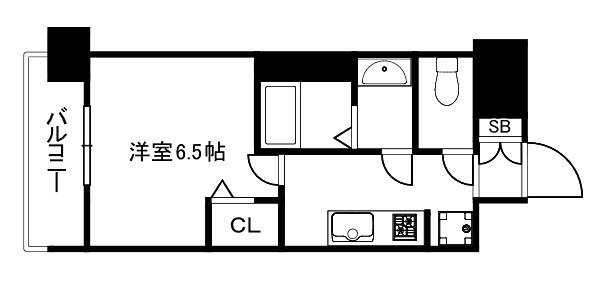 プレサンスTHE　KYOTO　新町通 間取り