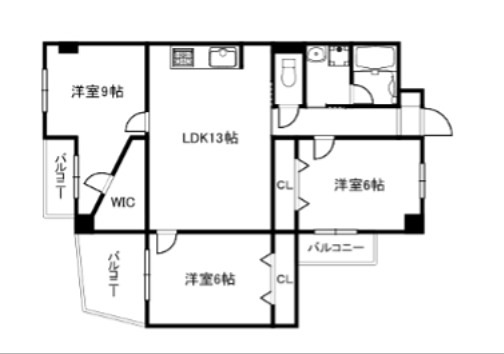 インペリアル京都 間取り