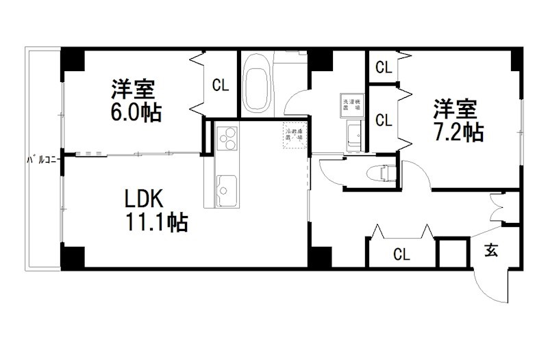 ドルフ聖護院 間取り