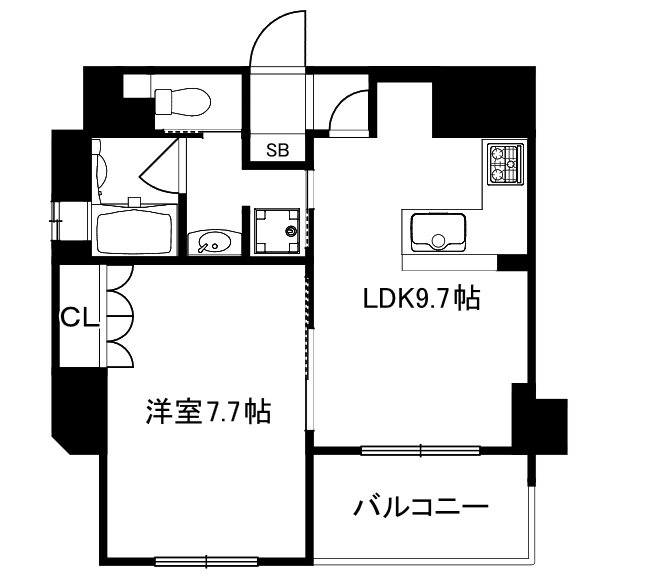 リーガル京都堀川五条通りⅡ 間取り