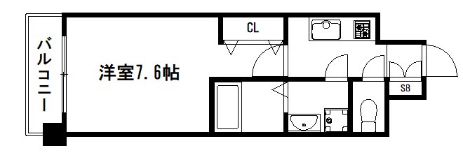クリスタルグランツ京都西大路 間取り