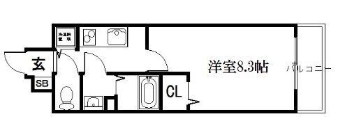 ベラジオ京都一乗寺 間取り