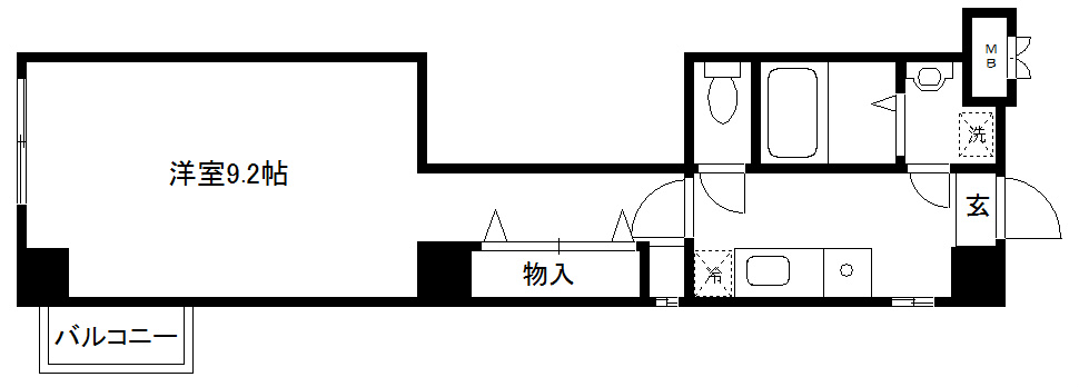 ビレイユ眞英烏丸五条 間取り