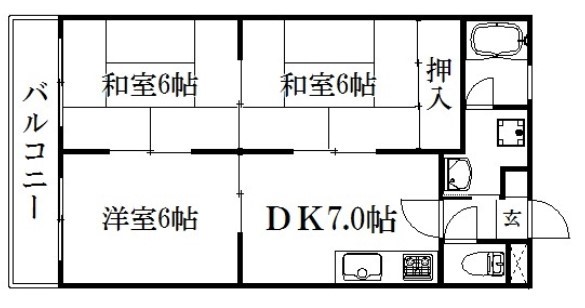 ロイヤルコーポ 間取り