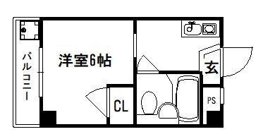 ヴィラ円町 間取り