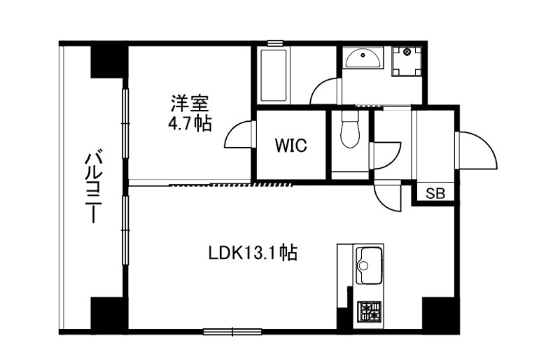 ベラジオレガシー京都河原町Ⅱ 間取り