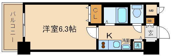 プレサンス京都四条堀川 間取り