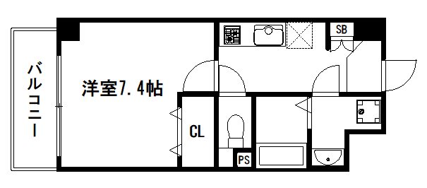 ベラジオ京都西大路ウエスト 間取り