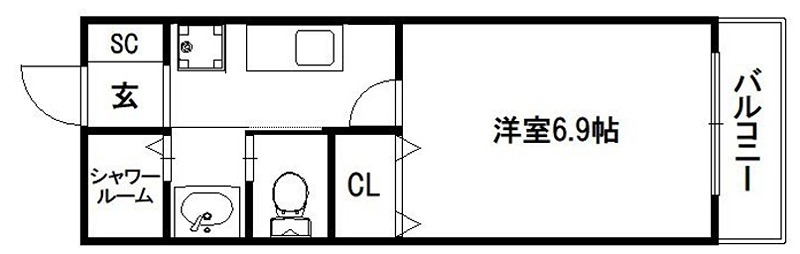 四条敷島ビル 間取り