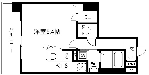アスヴェル京都四条 間取り