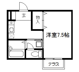 セジュール北山 間取り