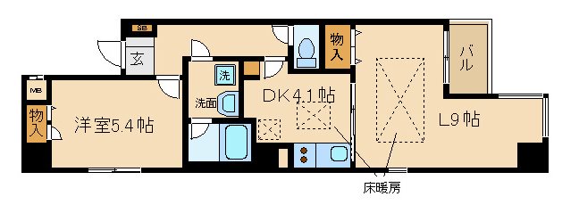 CALM三条通り 間取り