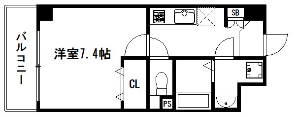 ベラジオ京都西大路ウエスト 間取り