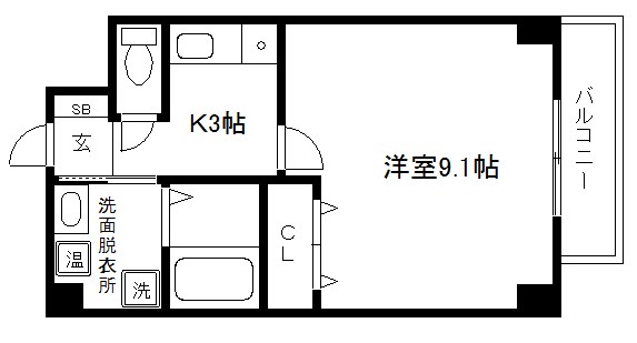 ビューコート東山Ⅱ 間取り