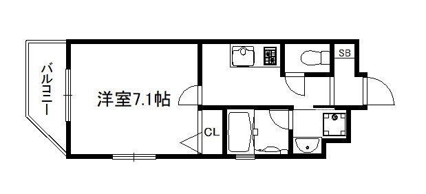 ベラジオ雅び京都円町Ⅱ 間取り