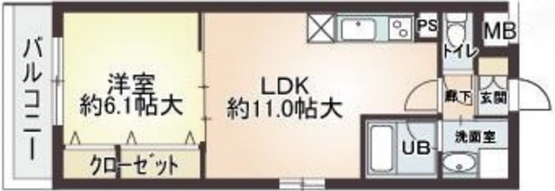 カサドラーダ九条烏丸 間取り