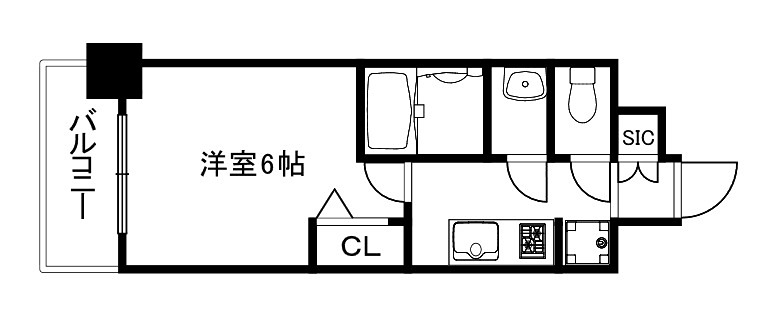 プレサンス THE KYOTO吉祥院 間取り
