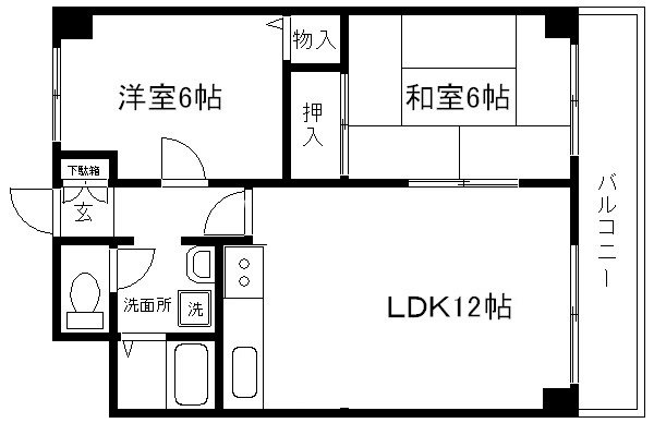 レジデンスオークラ 間取り