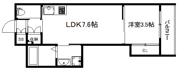アクアプレイス京都聚楽第 間取り