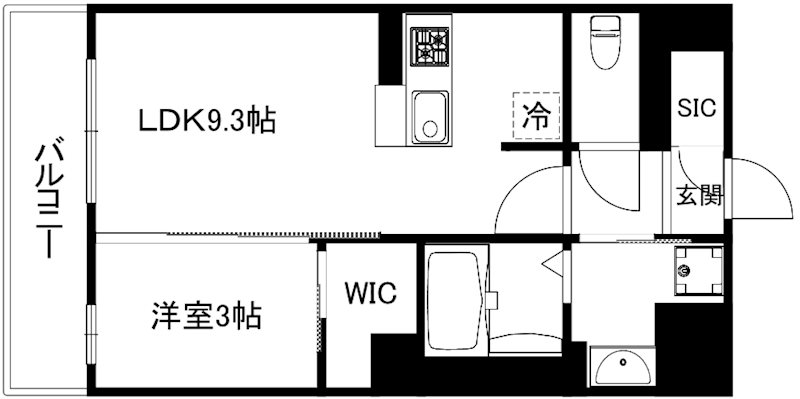 ソルテラス京都東寺　HOMARE 間取り