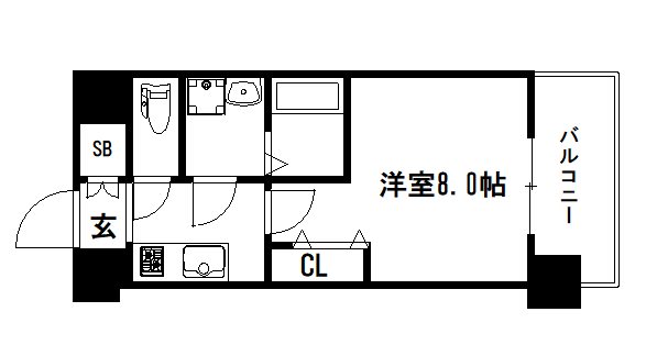 エステムコート京都西大路 間取り