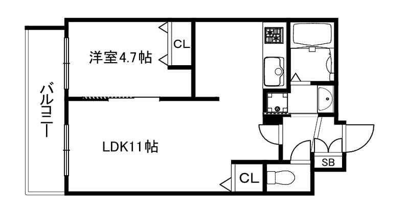 グランカーサ京都駅前 間取り