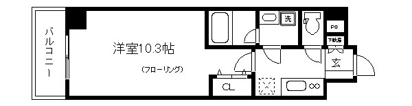 アスヴェル京都御所前Ⅲ 間取り