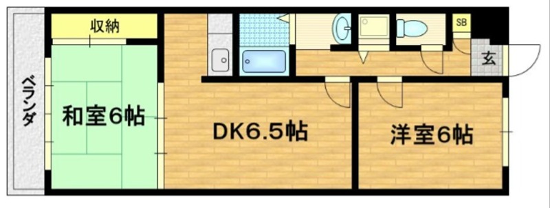 アフリー太田Ⅱ 間取り